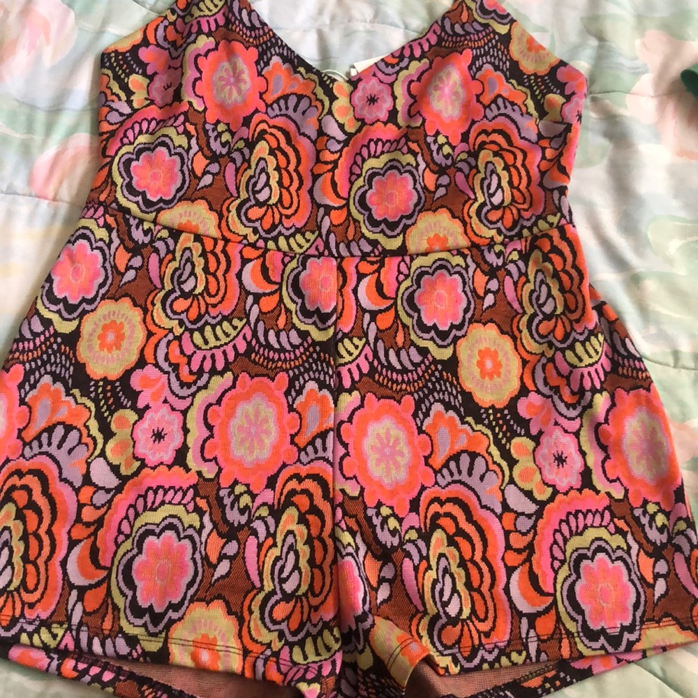 Zara floral romper